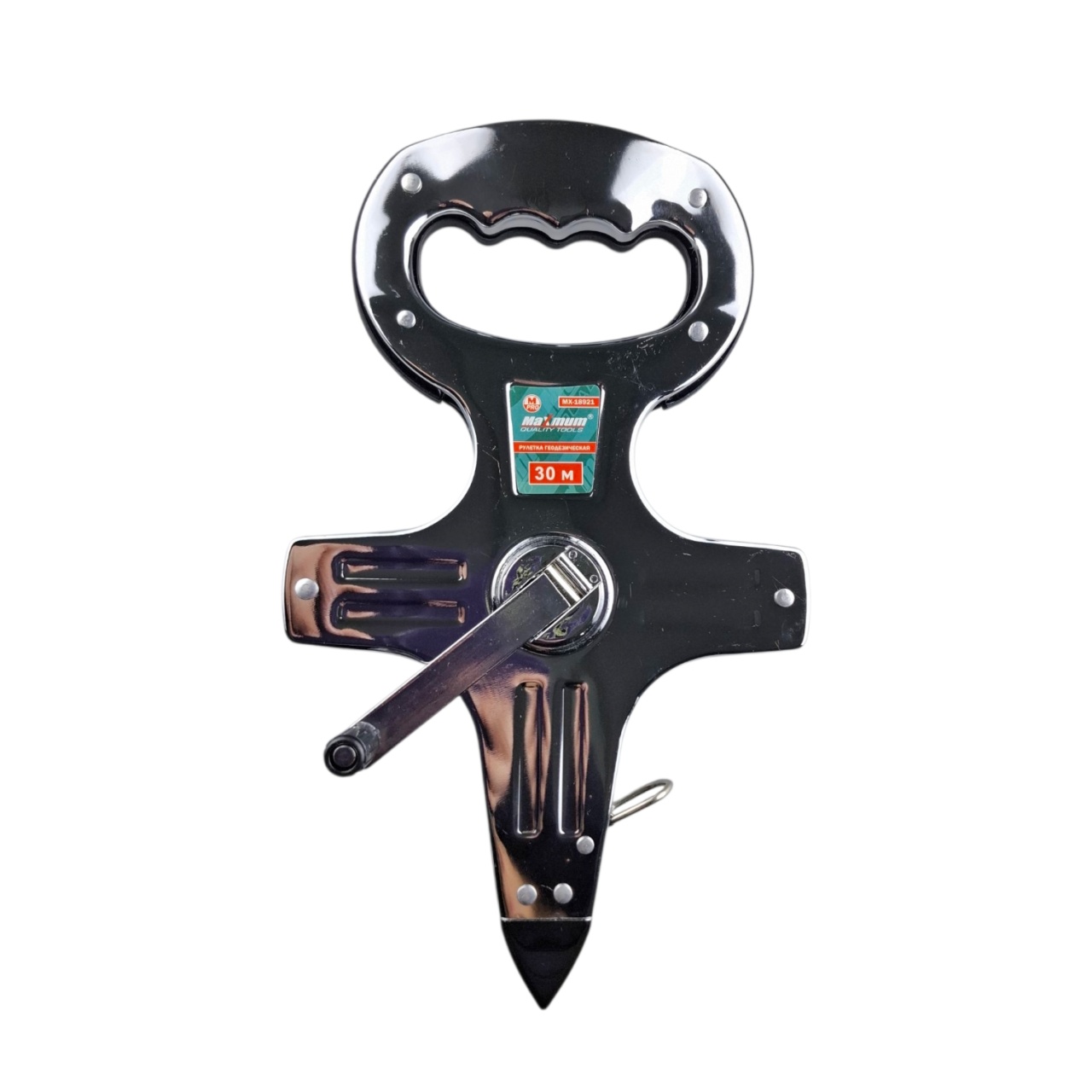 рулетка измерительная геодезическая в железном корпусе 30 м, "maximum" mx 18921 оптом
